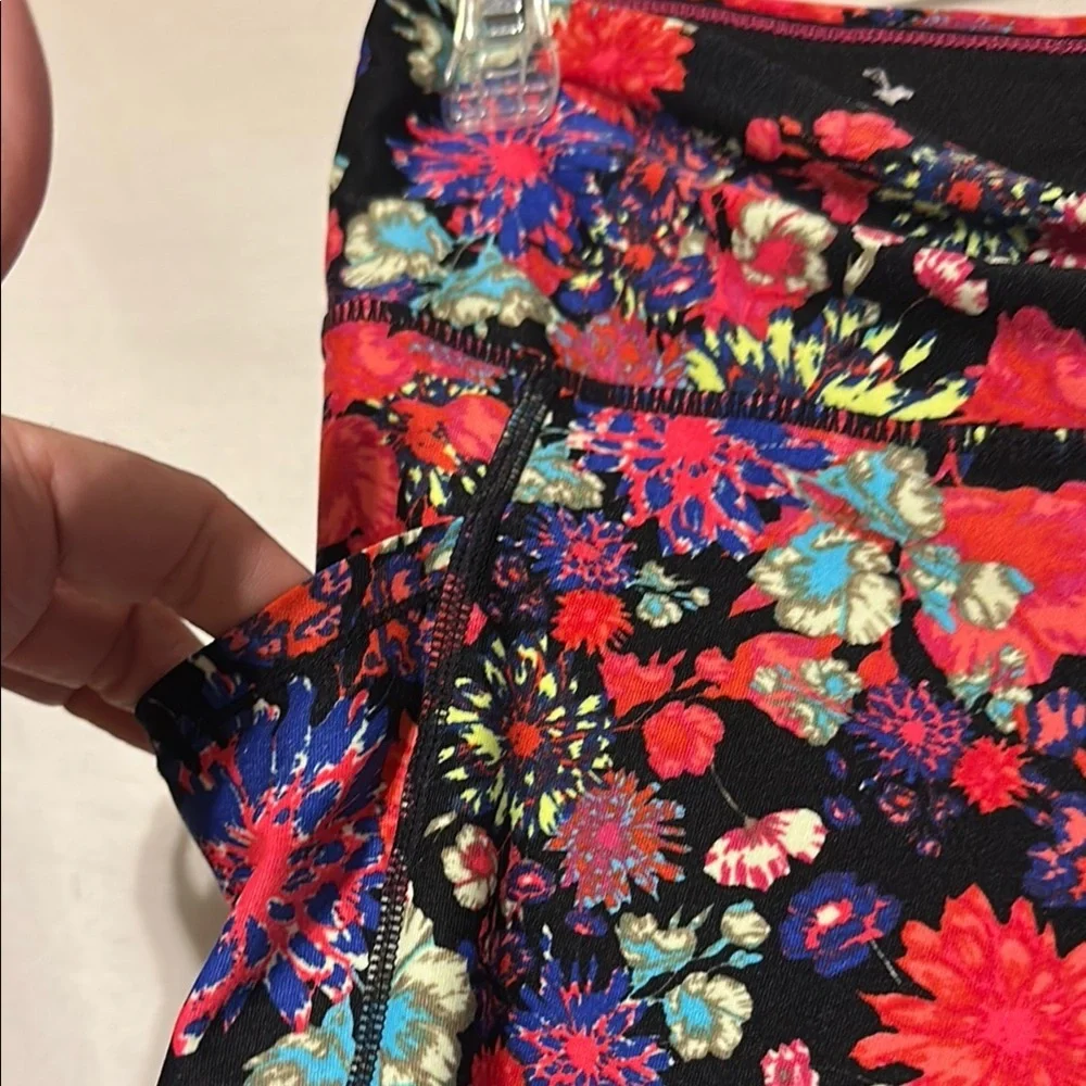 Calvin Klein Red and Blue Bike Shorts Vibrant Design Medium